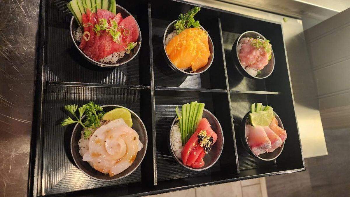 A selection of Miku’s sashimi.