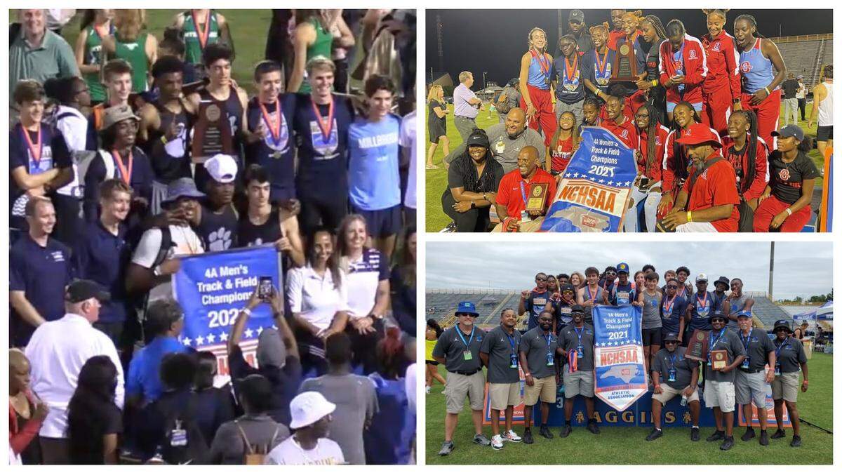 Millbrook’s boys, Olympic’s girls and Mountain Island Charter’s boys won NCHSAA state track championships Friday