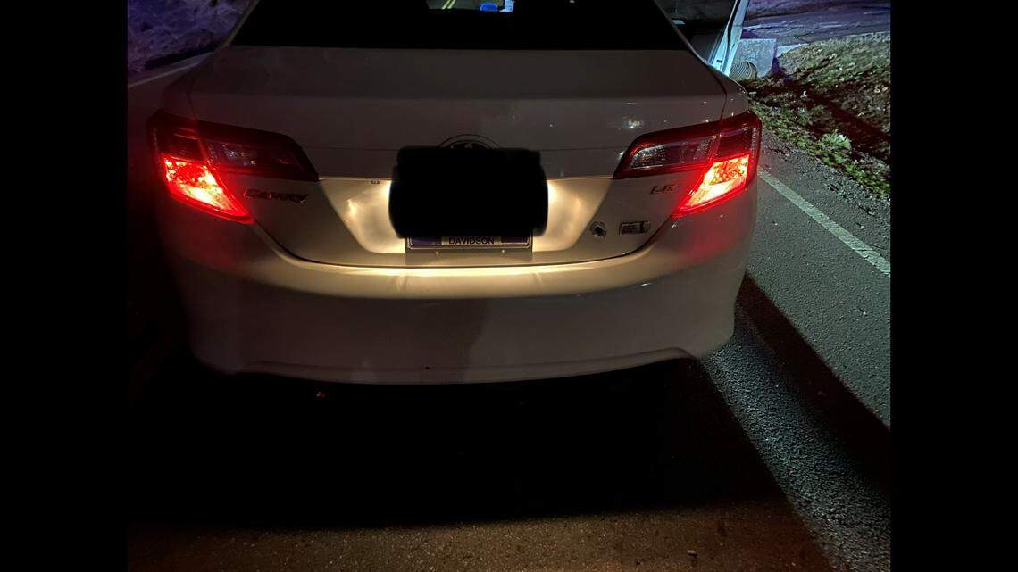 Two bullets struck the back of a Nashville police sergeant’s vehicle as he drove to a crime scene Feb. 11, officials say.