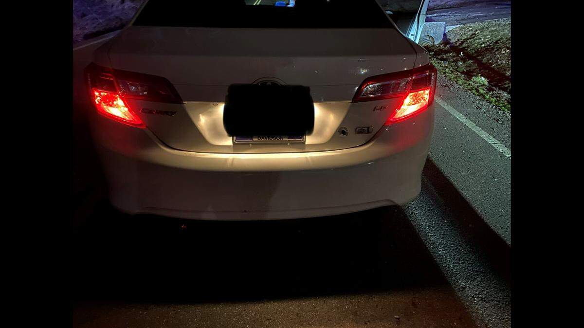 Two bullets struck the back of a Nashville police sergeant’s vehicle as he drove to a crime scene Feb. 11, officials say.