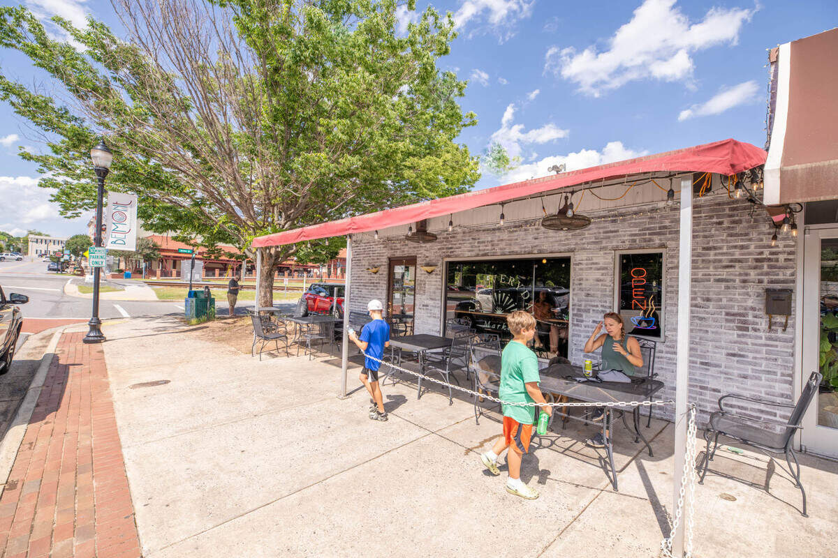 The Everyday Market in downtown Belmont offers specialty coffee drinks, pastries and more.