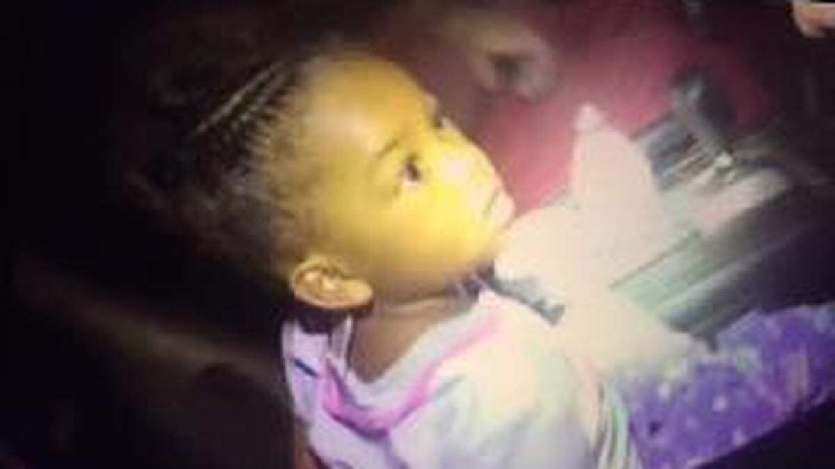 3-year-old Destiny Boykins, allegedly abducted from a Gastonia, North Carolina apartment by Maurice Knox.