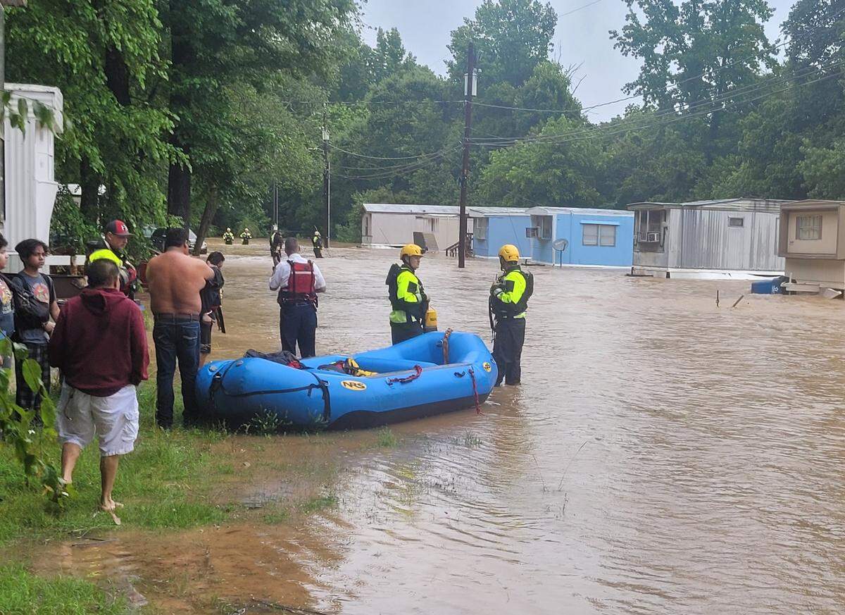 About 30 people were evacuated on Tiffany Avenue in Kannapolis on Tuesday afternoon, city spokeswoman Annette Privette Keller said.