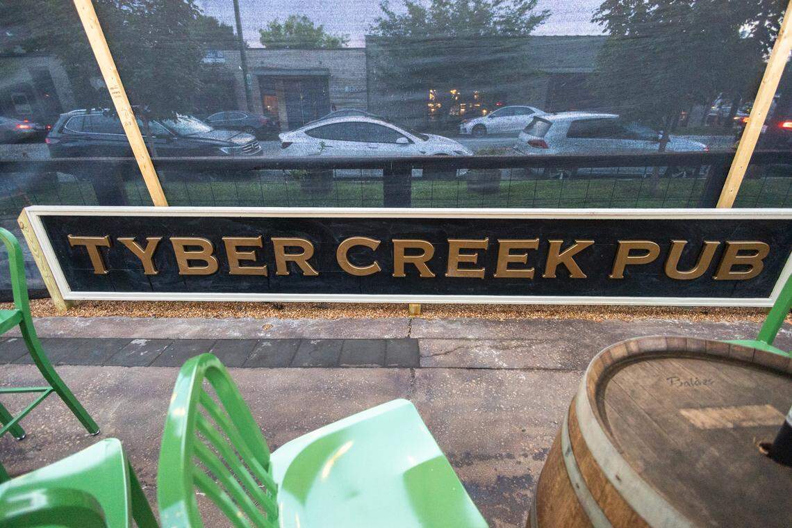 The old Tyber Creek sign will be on display at the new location.