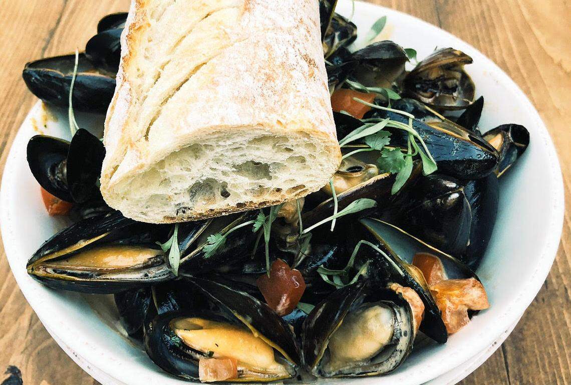 The P.E.I. Mussels at Crepe Cellar.