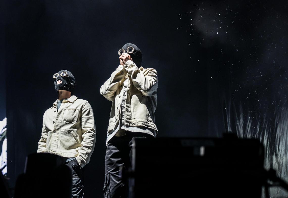 Twenty One Pilots perform at the Spectrum Center in Charlotte, N.C., on Sunday, September 4, 2022.