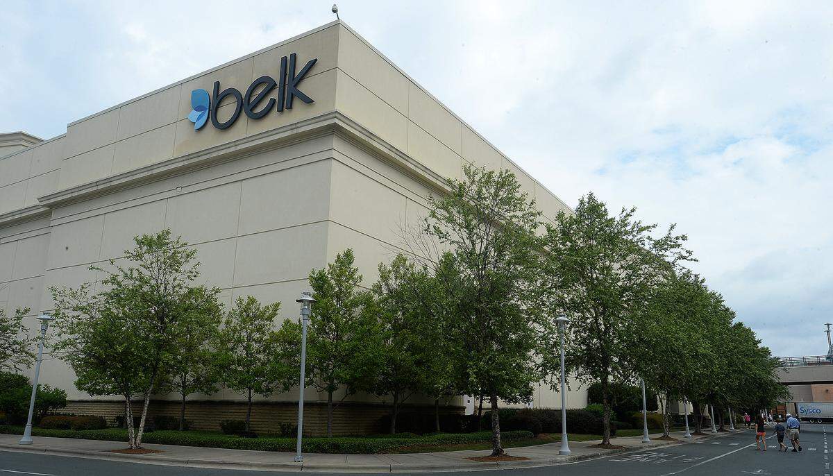 Belk department store at SouthPark mall in Charlotte, NC