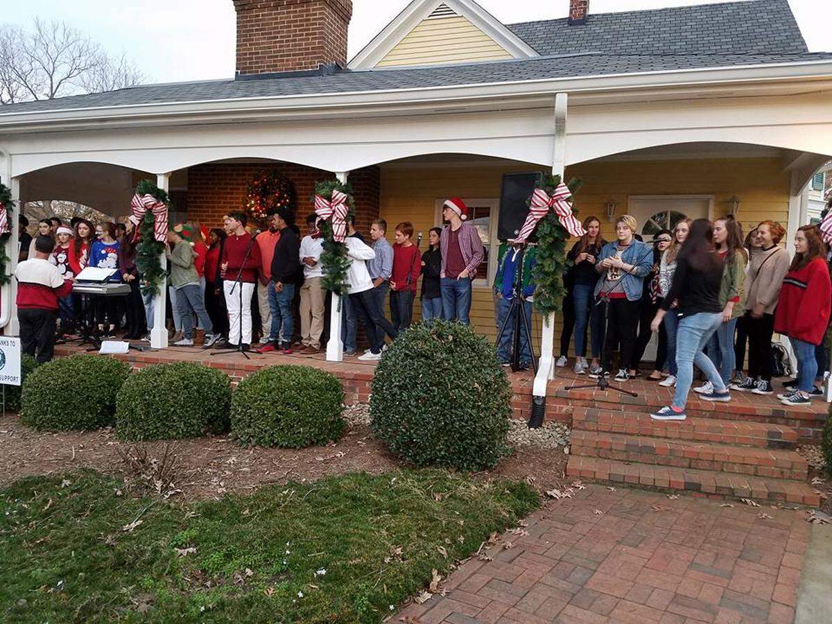 A Christmas tree lighting ceremony in the town of Weddington. The Union County town of about 13,000 residents has largely remained a residential community, despite the rapid growth happening in the Charlotte region.