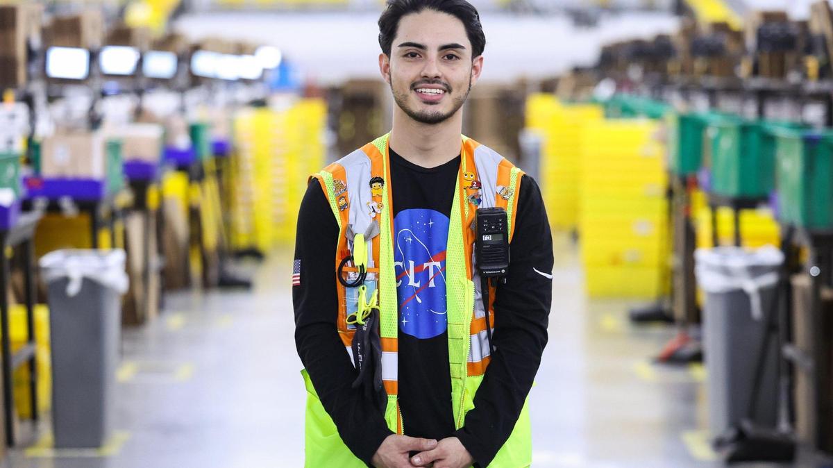 This Charlotte Amazon warehouse manager works to get your packages delivered on time