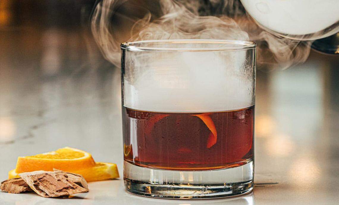 The Fireside Chat includes Old Forester Rye and fresh orange.