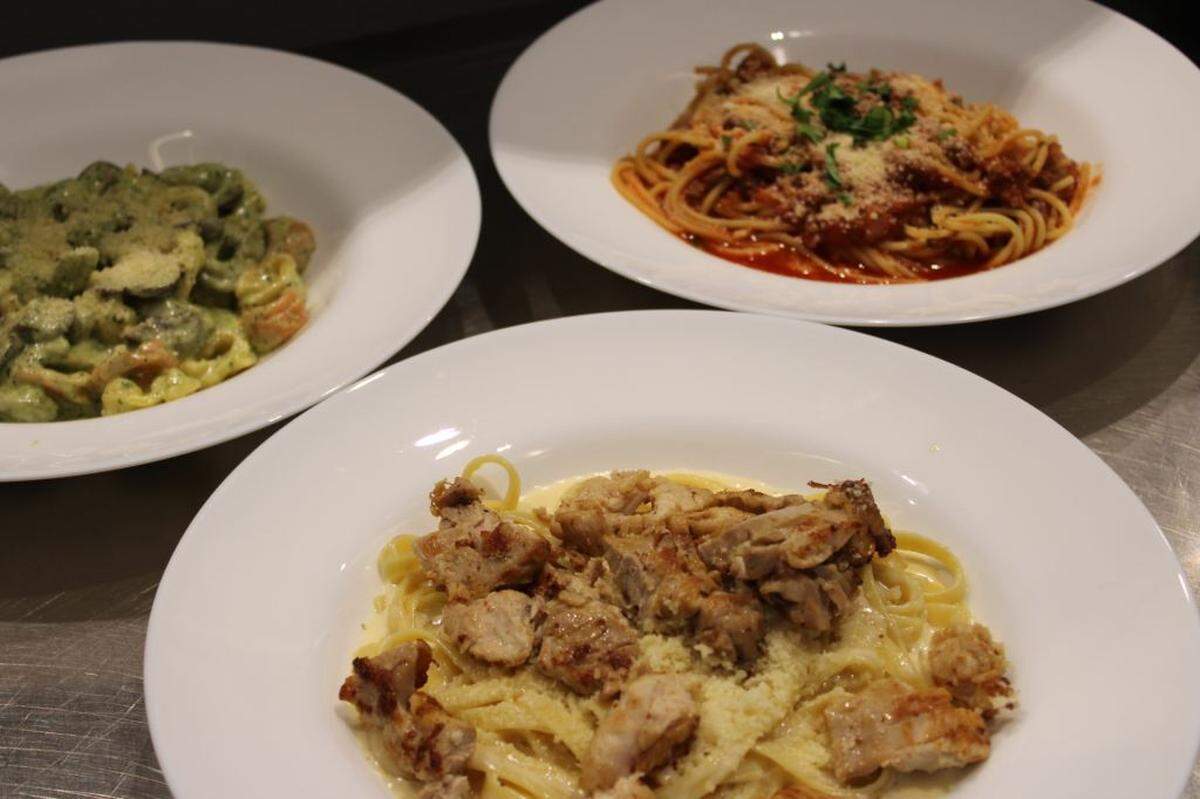 Picasso’s pasta offerings.
