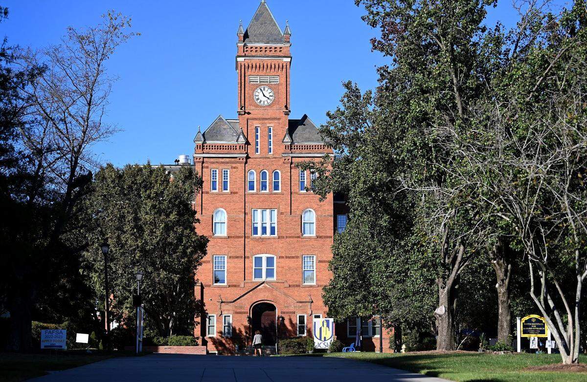 Biddle Memorial Hall on the campus of Johnson C. Smith University in Charlotte, NC