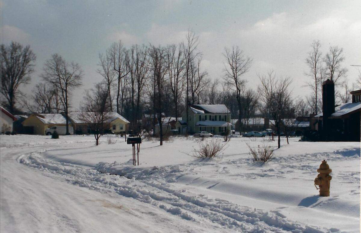 The Steele Creek area was blanketed in snow in 1988.