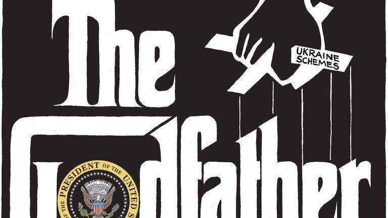 Kevin Siers cartoon: Seal of the impeached President of the United States