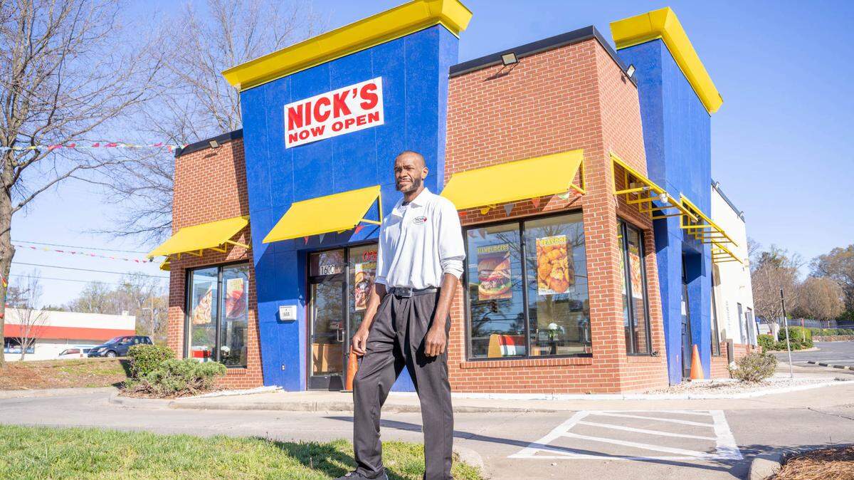 Khalif Muhammad, owner of Nick’s Gyros & Seafood in Charlotte.