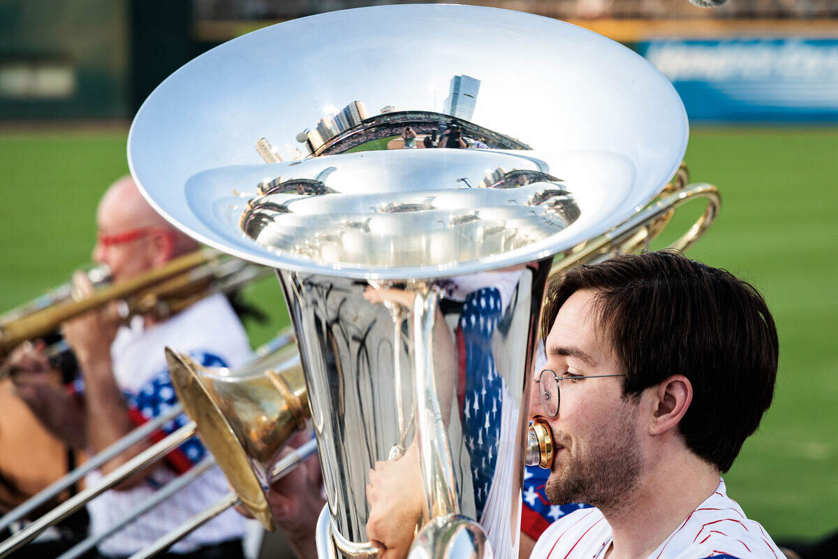 The Charlotte Symphony Orchestra perform on Truist Field on Saturday July 4, 2026 as a part of the annual Stars and Stripes Spectacular.