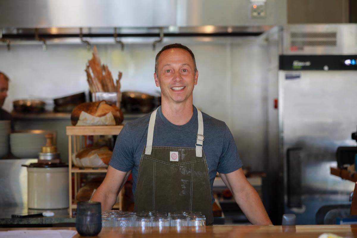 Chef Trey Wilson of Pizza Baby.