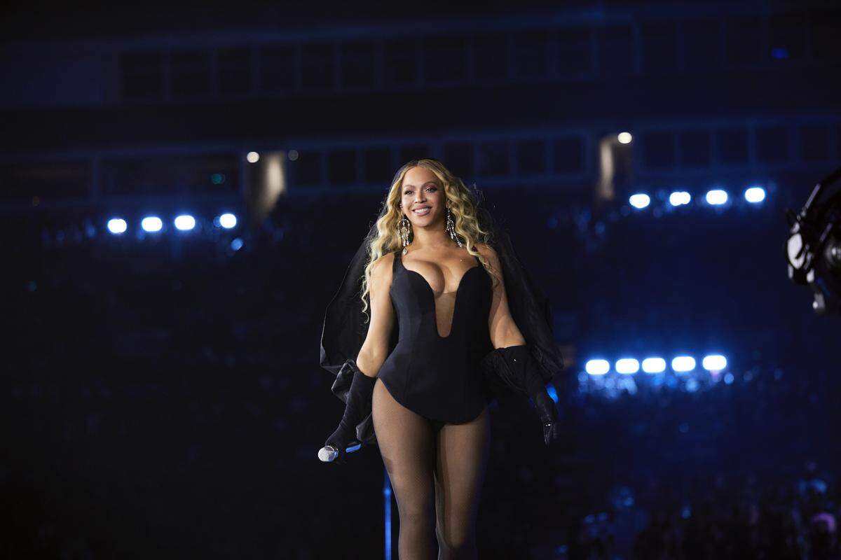 Beyoncé performs at Bank of America Stadium in Charlotte on Aug. 9, 2023.