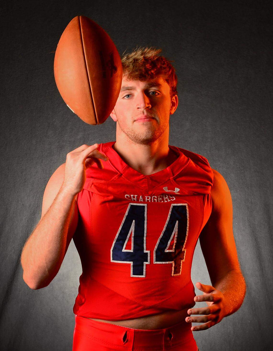 Providence Day Chargers long snapper Bauer Sodoma on Tuesday, December 9, 2025.