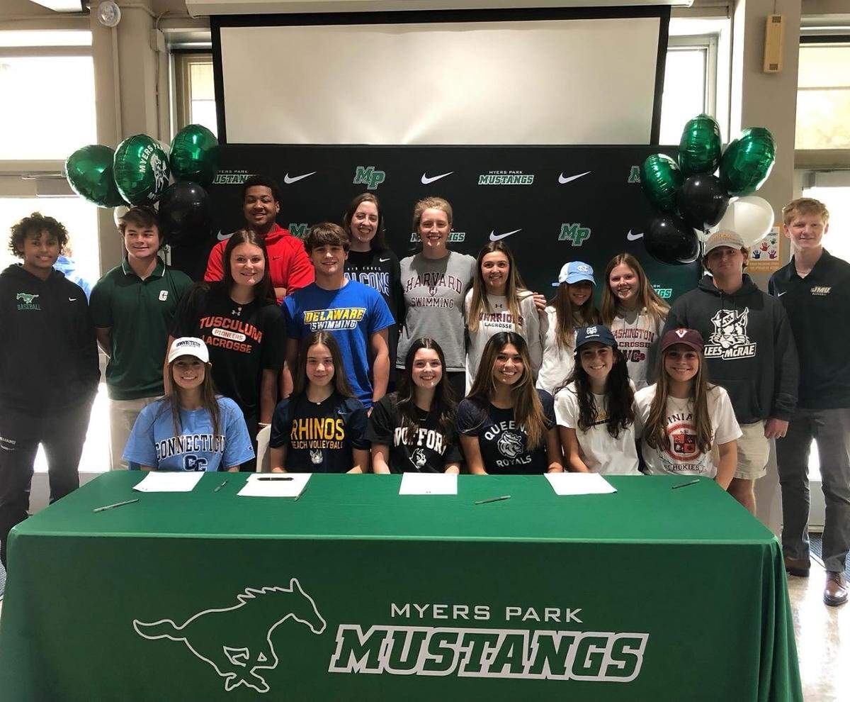 Myers Park’s National Signing Day signees