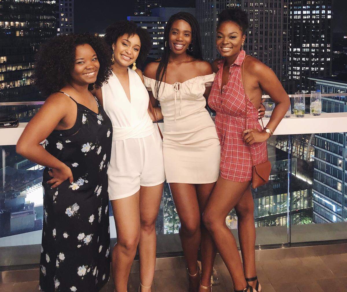 From left, Tabitha Corley, Kayla Brooks, Temily Wardlaw, Andreia Wardlaw