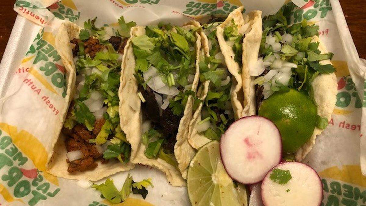 Tacos at Las Meras Tortas.