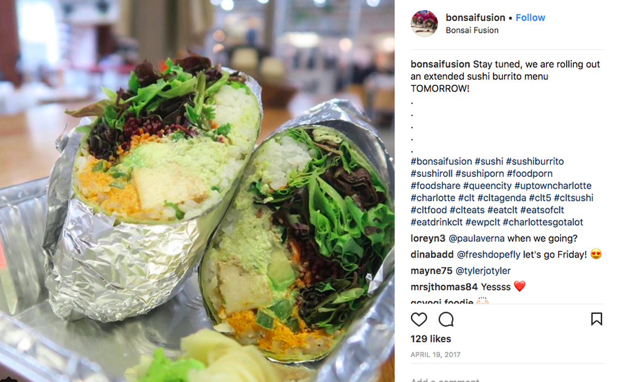 The sushi burrito