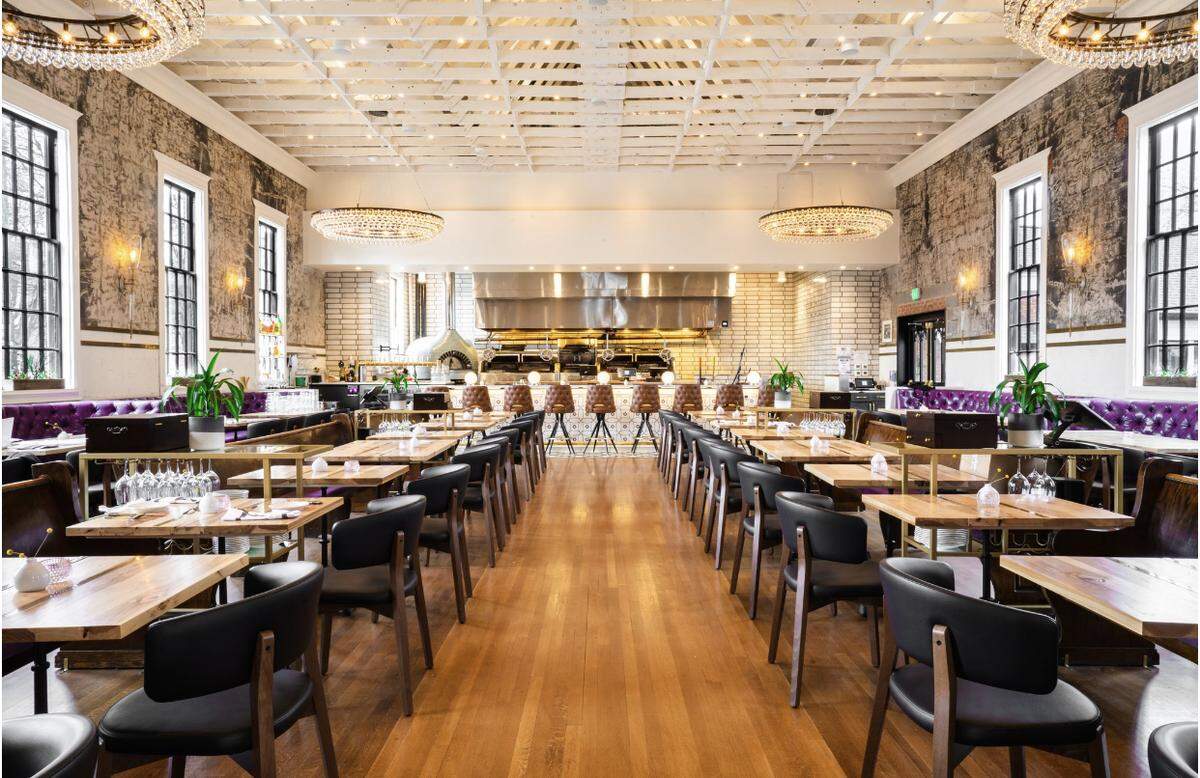 The main dining room at Supperland.
