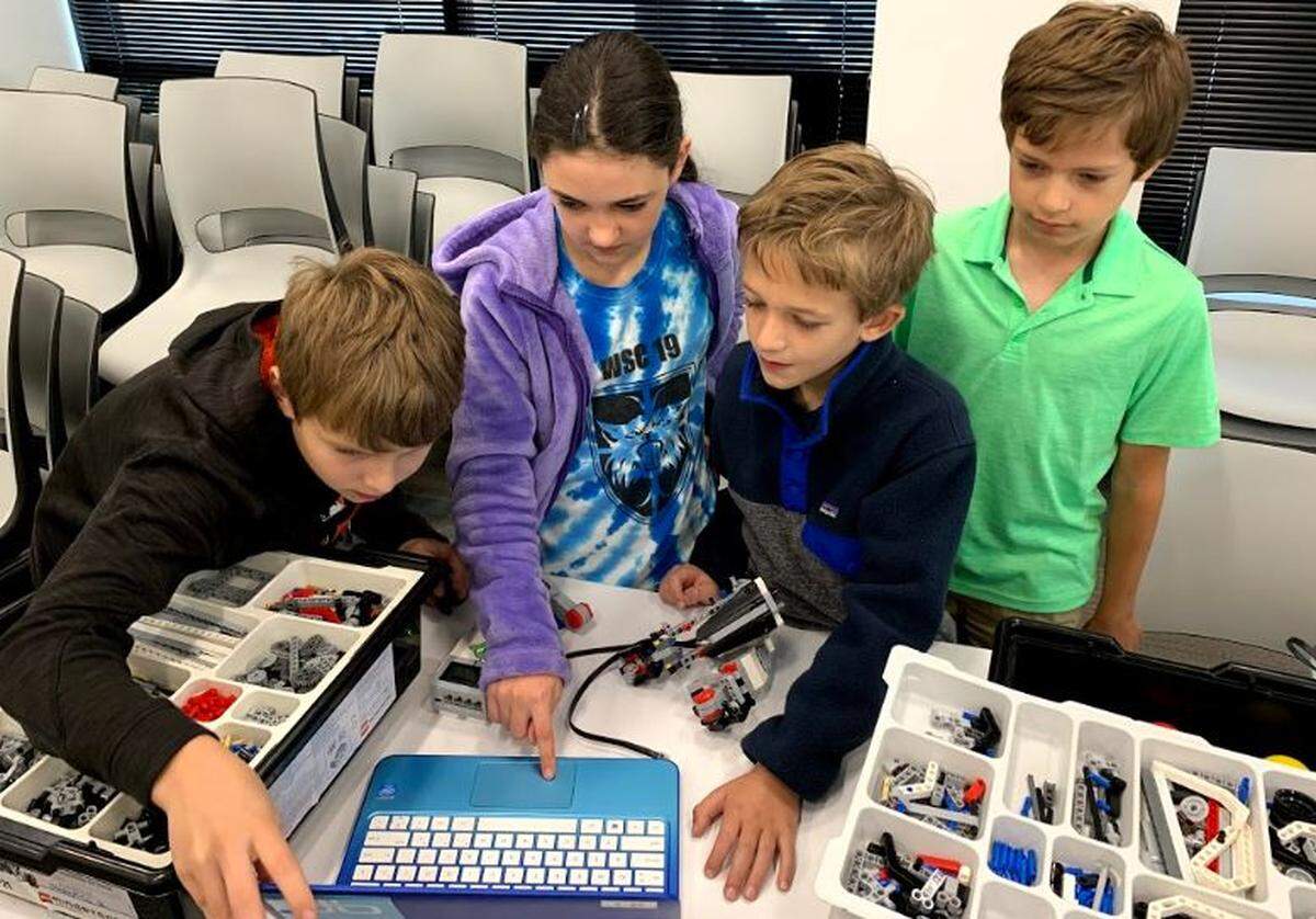Each Digibridge activity kit rental comes with an activity geared toward introducing children to coding, science and robotics.