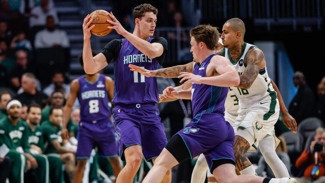 Charlotte Hornets take down Bucks in can’t-miss game by rookie Ryan Kalkbrenner