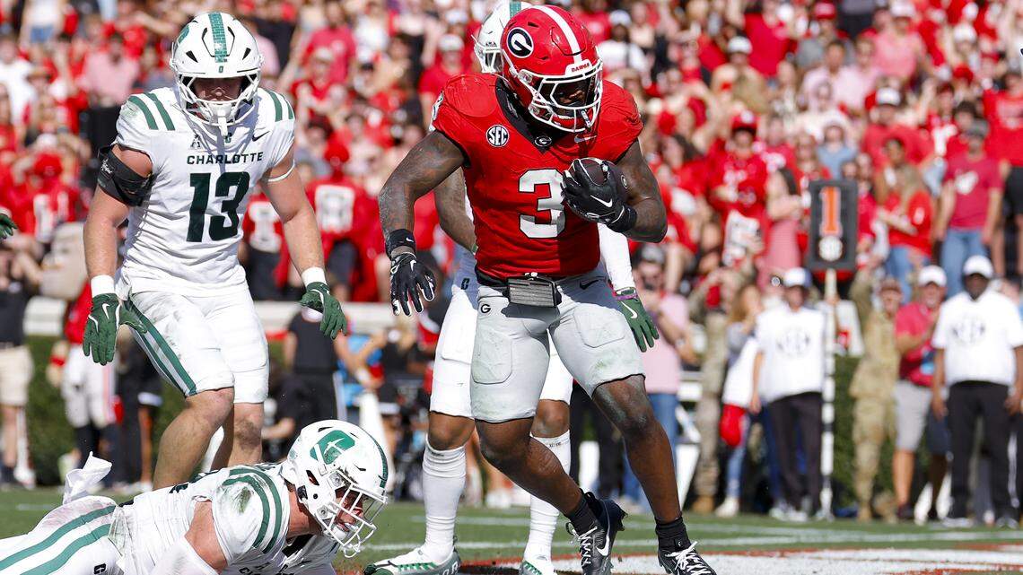 Georgia runs over Charlotte. What we learned in 49ers’ loss to No. 4 Bulldogs