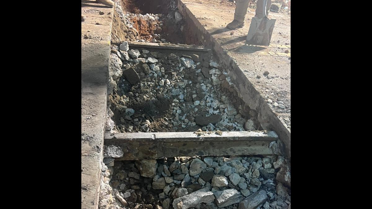 Trolley tracks were found under what was then called Depot Street prior to the 1960s, now known as Cabarrus Avenue.