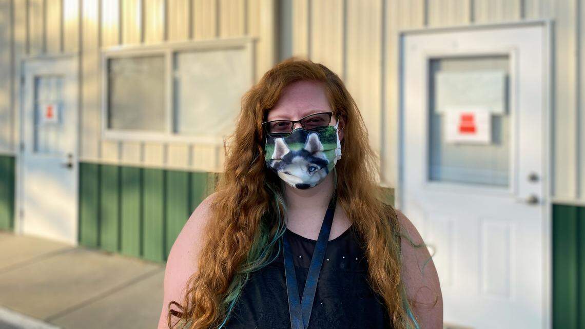 Jordan Garren, a 23-year-old Democratic voter in Hendersonville, said she was concerned about Cawthorn’s social media post from Eagle’s Nest, Hitler’s former mountain retreat.