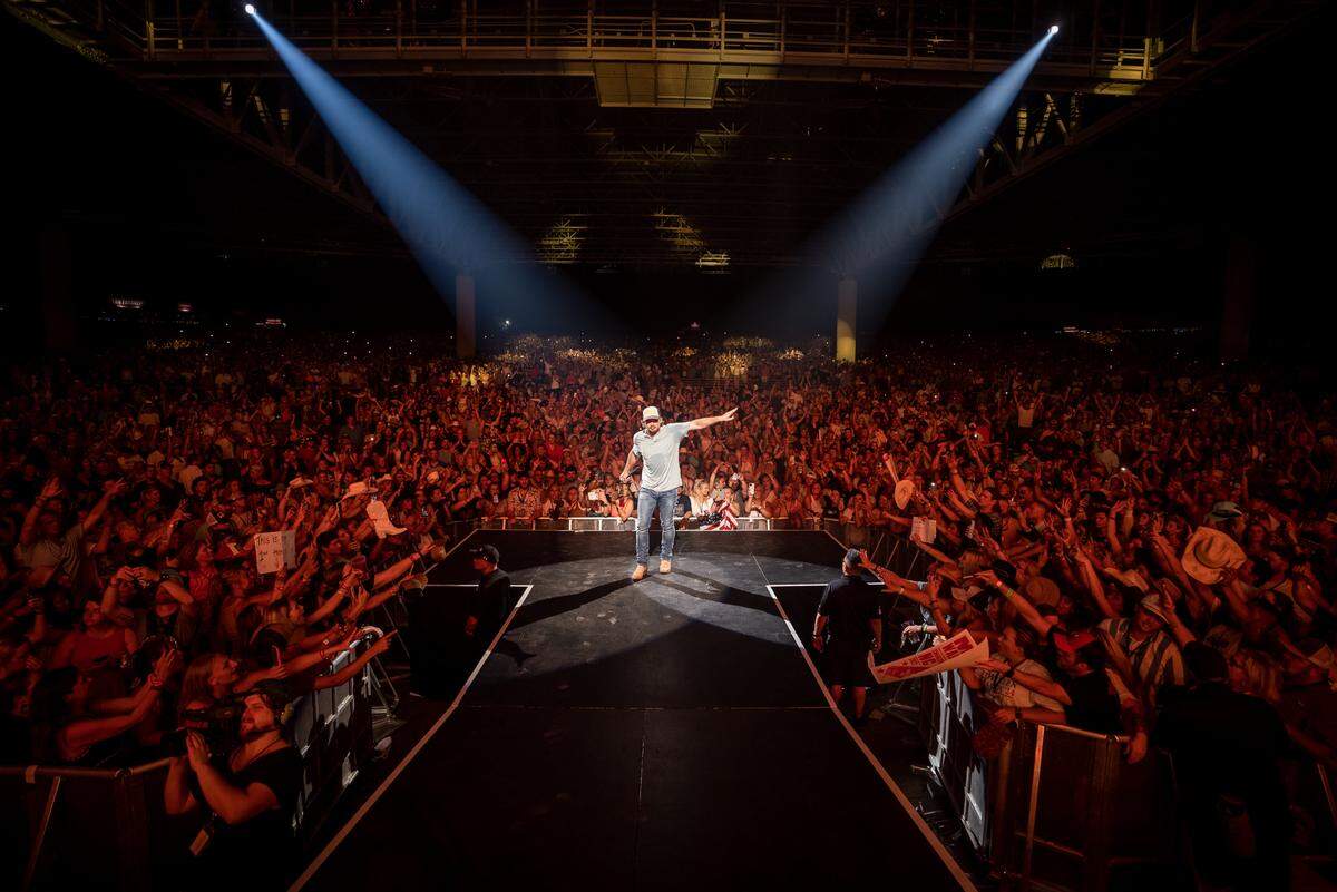 Morgan Wallen at PNC Music Pavilion in June 2022.