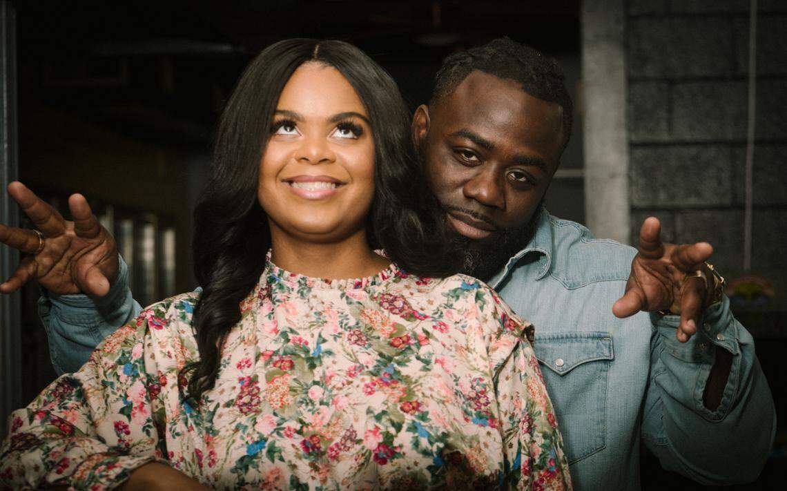 Jay and Miketa Davis have been busy with weddings and restaurant openings, but they always have time to make each other laugh.