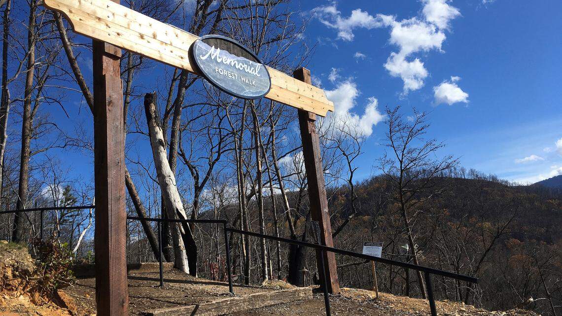 The Memorial Forest Walk is one of the sites at Anakeesta in Gatlinburg, Tennnessee.