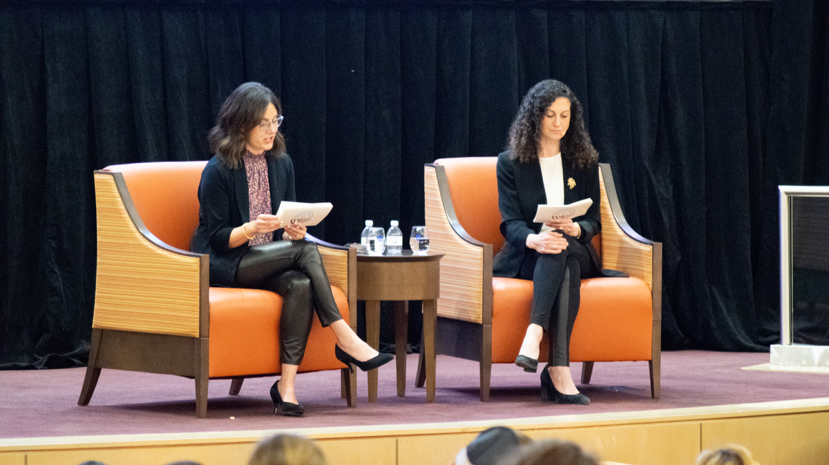 Main Event co-chairs Ana Bonnheim and Lindsay Muns shared how money raised by the Jewish Federation of Charlotte makes a difference in the community.