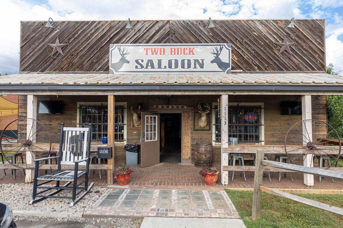 Two Buck Saloon, near Plaza Midwood.