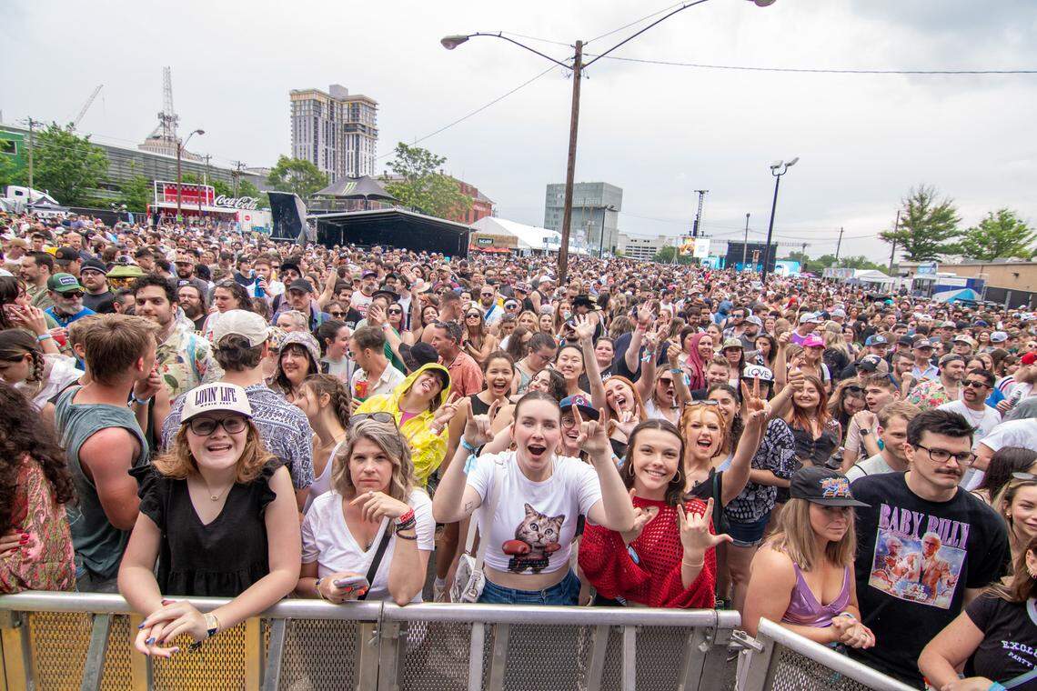 Fans at Lovin’ Life Music Fest.