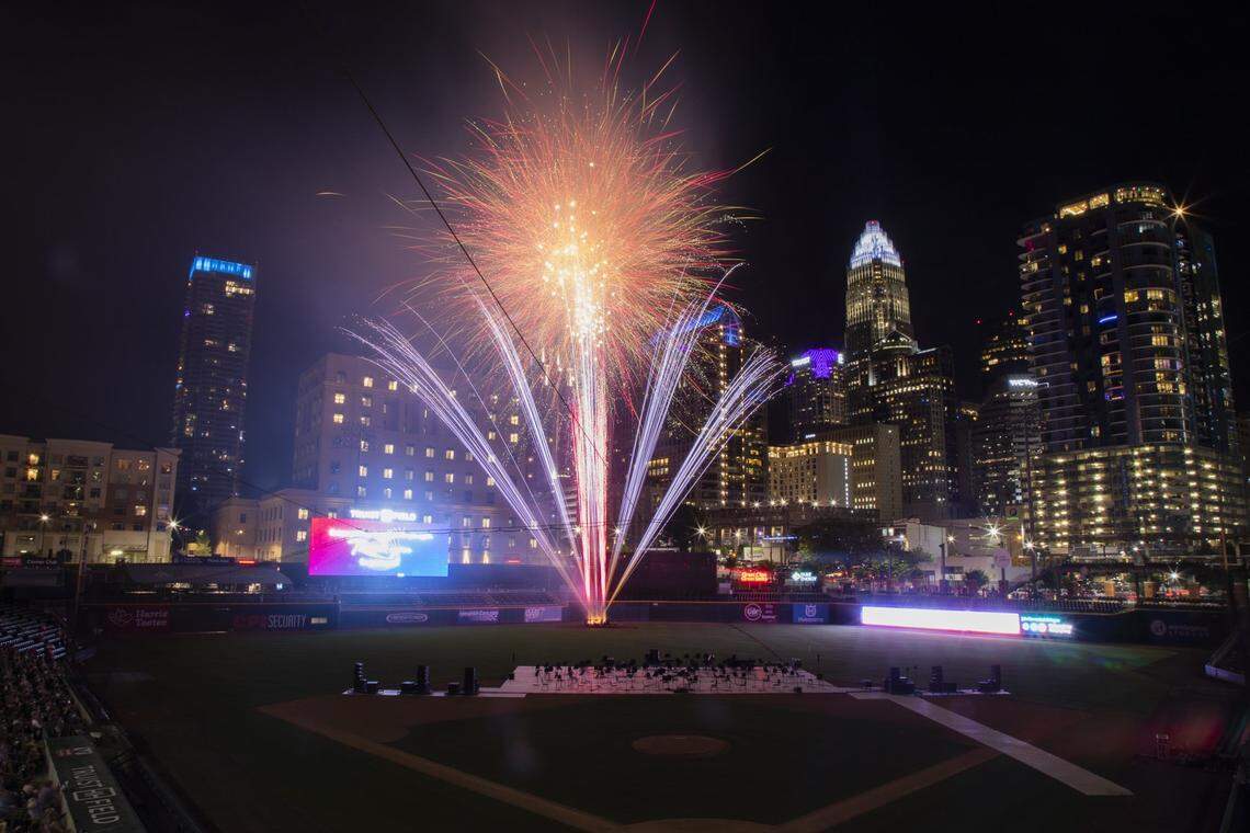 Several spots around Charlotte offer Fourth of July fireworks shows.