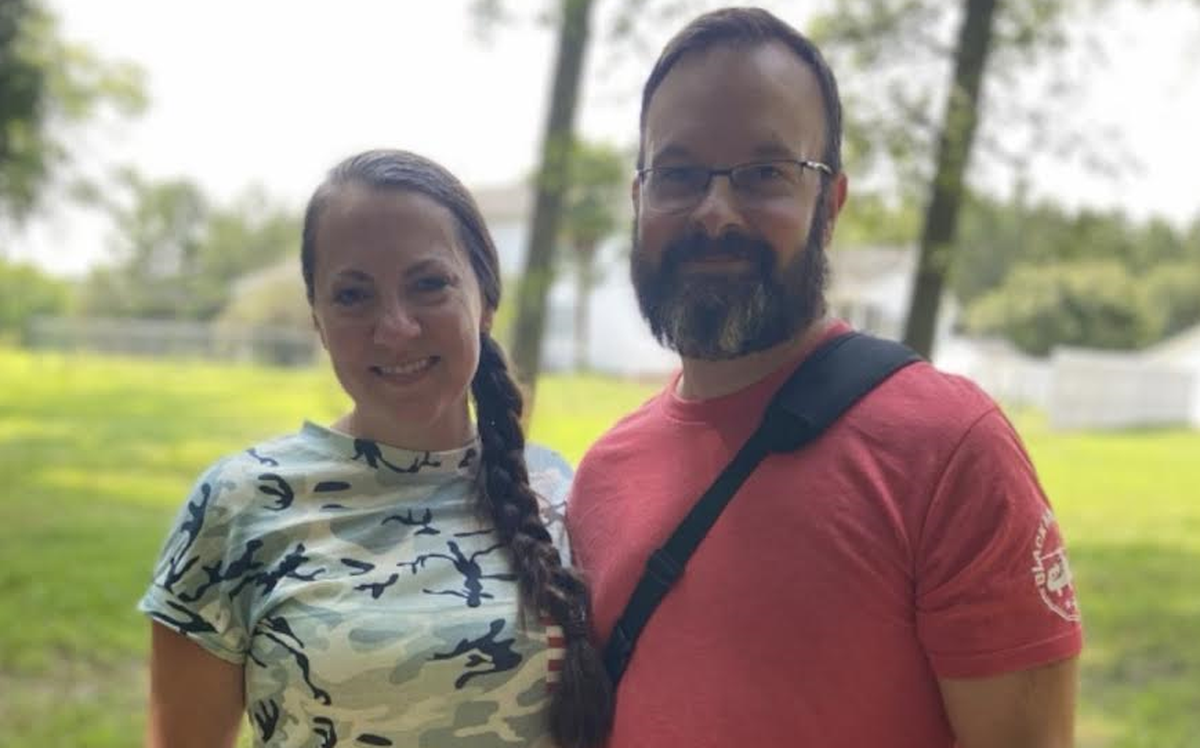 Southern Olive owners Amber Green and Rob Gresham.