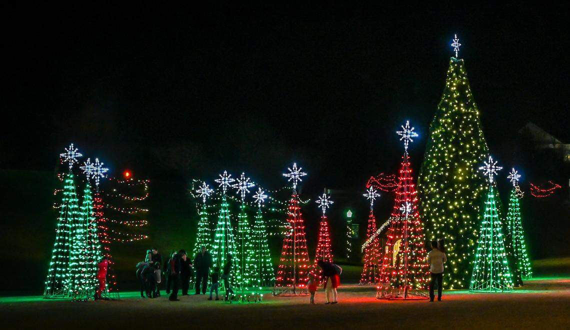 The Celebration of Lights at Village Park in Kannapolis.