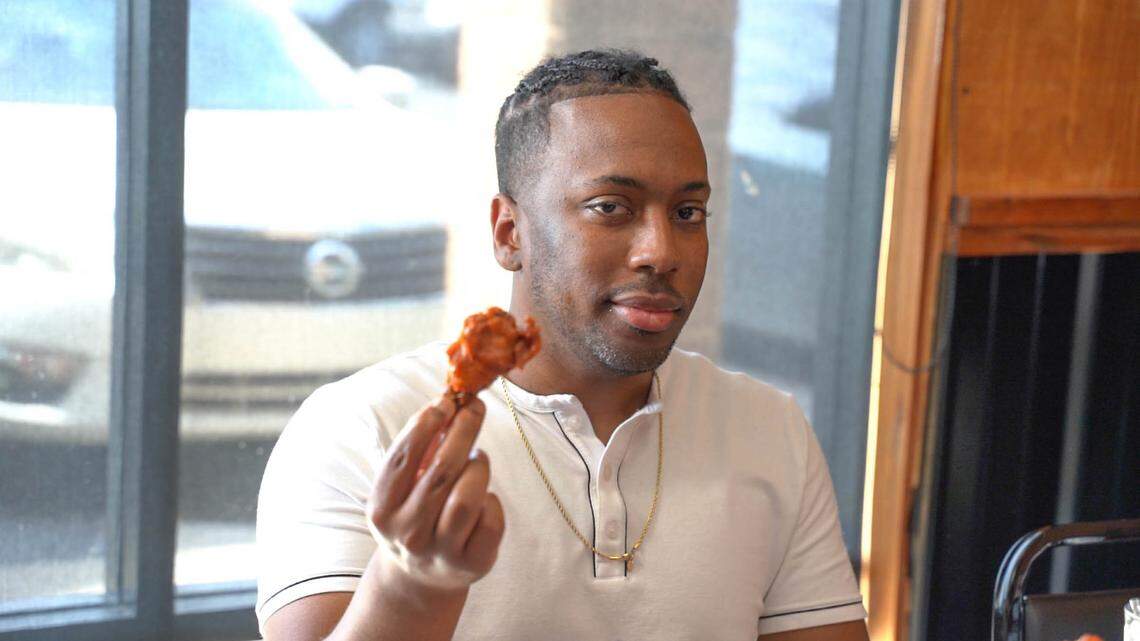 Jonathan Alexander at Wing King Cafe in Charlotte.