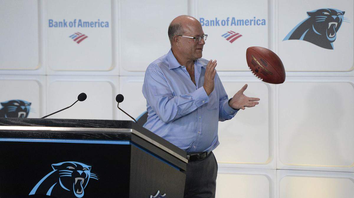 Billionaire hedge-fund manager David Tepper held an introductory press conference in Charlotte Tuesday and one thing was for sure -- change is coming.