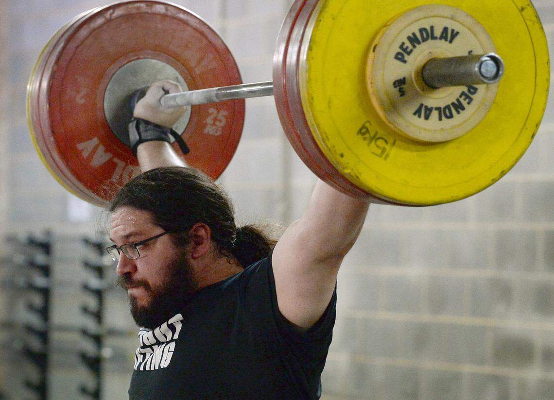 Weightlifter Caine Wilkes is a first-time Olympian at age 34.