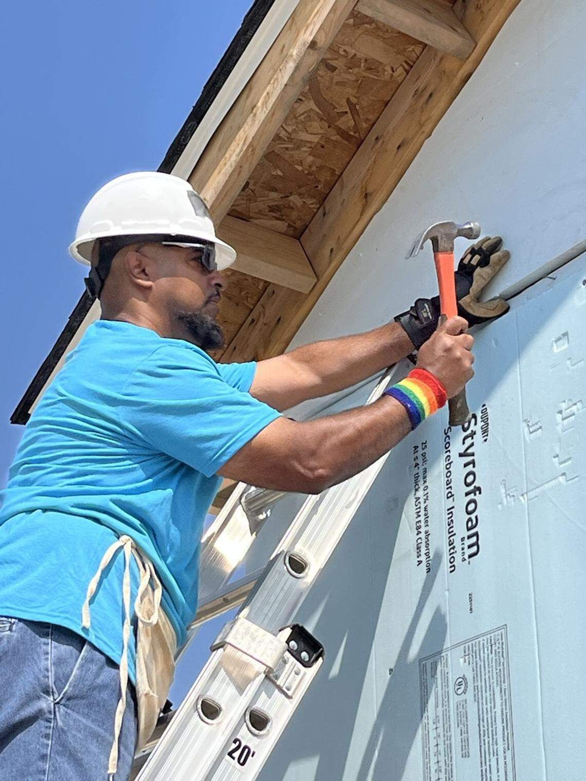 Wake County’s Habitat for Humanity and its volunteers gathered in June to participate in its second ever Pride build