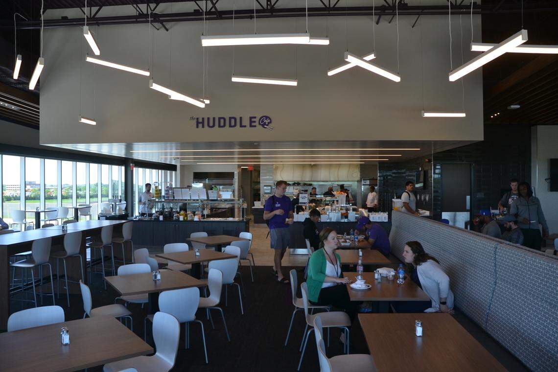The Vikings' headquarters has a cafeteria for players, coaches and employees.
