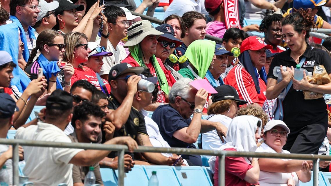 Heatwave raises safety concerns as Benfica upsets Bayern Munich in Charlotte