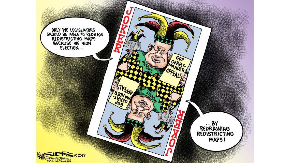 Kevin Siers cartoon: Circling around the maps