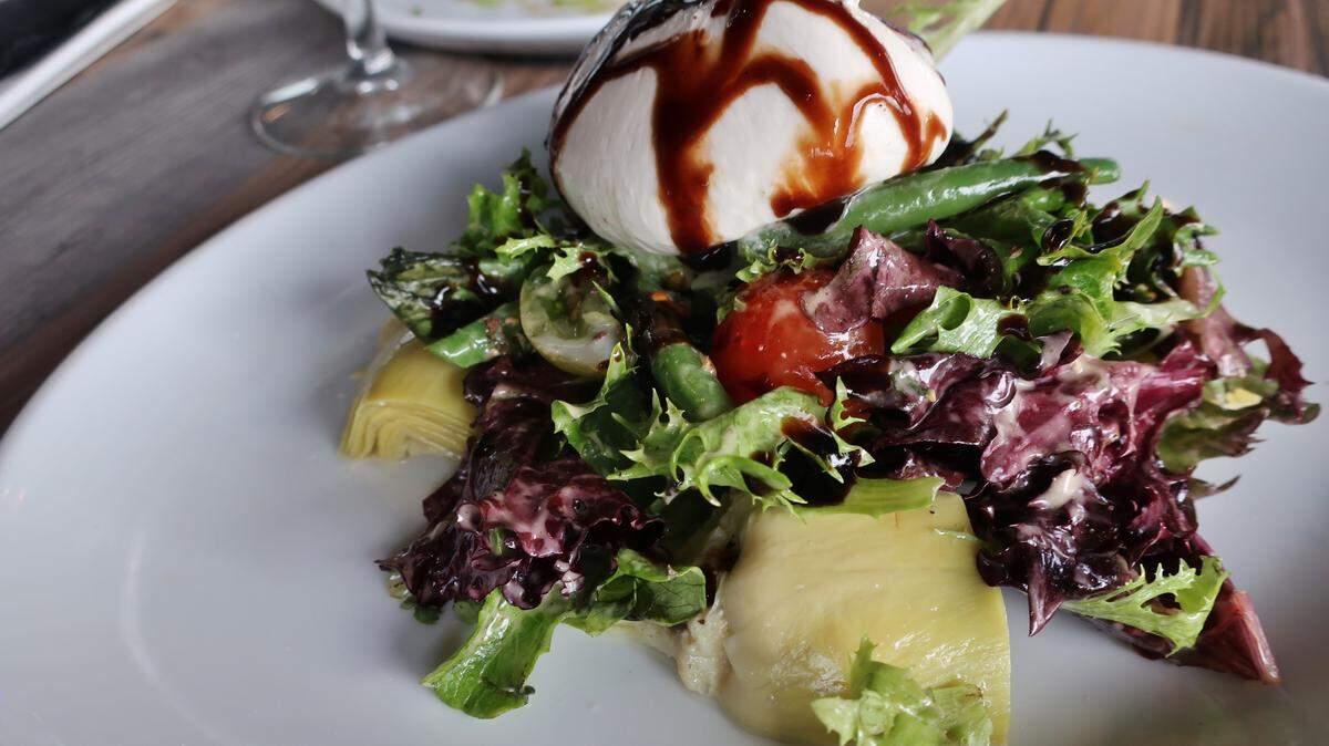 Artichoke salad at Port City Club by David Burke.